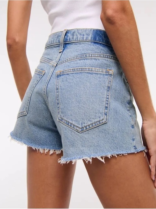 Abercrombie & Fitch Pants - Abercrombie & Fitch Light Blue Denim Cutoff Shorts - NWOT - Sz 4 (27)